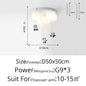 DecorBites™ Kids Cartoon Panda Polar Bear Ceiling Light Chandelier for Boys and Girls' Bedroom