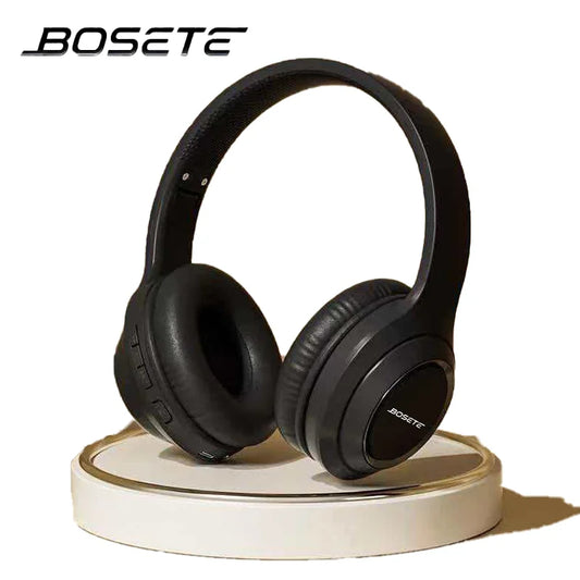 Original Bosete Wireless Bluetooth Over Ear Earphones 9D Surround Bass Headsets Sports Noise Reduction Gaming Earphone with Mic