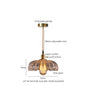 DecorBites™ Glass LED Hanging Lamp | Minimalist Copper Pendant Light