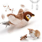 Pet Toy Plush Bite-Resistant and Drop-Proof Flapping Shaky Bird Cat Self-Entertainment Simulated Sparrow