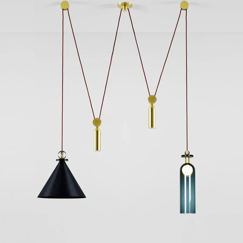 DecorBites™ Industrial Metal Pendant Light Kitchen Adjustable Designer LED Dinning Room Decor