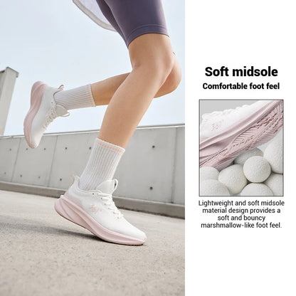 361 Degrees Fengye 5.0 Women's Running Shoes Mesh Rebound Casual Feather-Light Supportive Durable Female Sneaker 682542210F