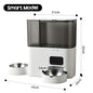 Automatic Camera Automatic Pet Feeder Water Fountain WIFI APP Video Smart Dog 5L Food Dispenser 3L Gravity Water Drinker Bowl