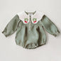 0-2y Baby Girls Clothes Cotton Linen Sleeveless Infant Girl Rompers
