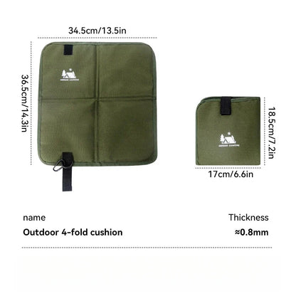 Camping Seat Pad Foldable Oxford Cloth Waterproof Moisture Proof