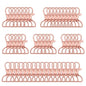 8/15/25/50/80pcs Swivel Snap Hooks D-Ring Keychain Clips Lanyard