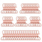 8/15/25/50/80pcs Swivel Snap Hooks D-Ring Keychain Clips Lanyard