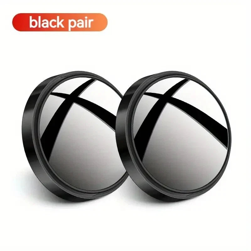 A Pair of 360-Degree Adjustable Wide-Angle Blind Spot Mirrors