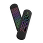 Bluetooth 2.4GHz Flying Mouse Keyboard Wireless M5 Air Mouse Voice Backlit Remote Control IR Remote Control for PC Android