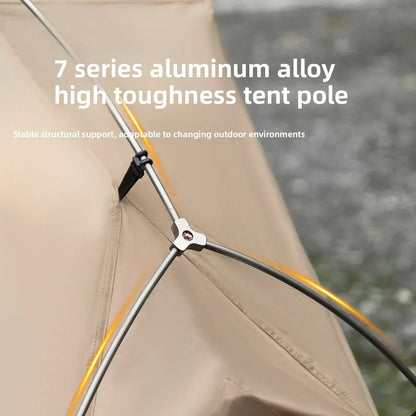 MOUNTAINHIKER Single Person Camp Bed Tent Outdoor Waterproof Rainproof Multi-Purpose Leisure Camping Shelter for Hiking And Trav