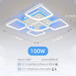 DecorBites™ LED Ceiling Chandelier with Dimmable Light for Home Decor