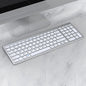 2.4G Wireless & bluetooth Keyboard Mouse Set Rechargeable Ultra-thin Computer Office Gaming Silent Slim Keyboard Mouse for ipad