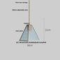 DecorBites™ Glass LED Pendant Lamp: Handmade Japanese Style Adjustable Hanging Light Fixtures