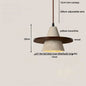 DecorBites™ LED Knob Switch Pendant Lamp Yellow Travertine Copper Wabi Sabi Hanging Lights