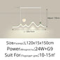 DecorBites™ LED Chandelier: Modern Minimalist Pendant Light for Dining Room, Kitchen, Home Lighting
