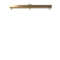 DecorBites™ Green Glass LED Pendant Lamp with Copper Wood Handle for Modern Nordic Home Decor