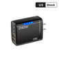 240W 5 in 1 USB C GaN Desktop Charger Fast Charge Phone Adapter 10A Type C Cable For iPhone Samsung Xiaomi EU/US/UK Plug Charger