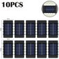 10 LED Solar Wall Lamp Outdoor Waterproof Solar Powered Light UP and