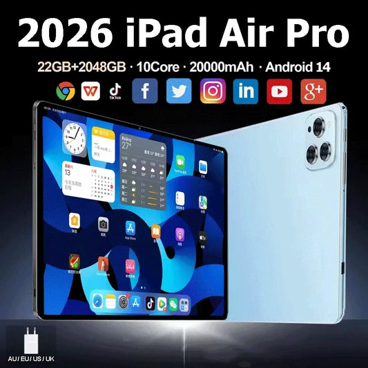 Original Tablet Ipad Air Pro 11 Inch 22gb+2tb Tablet PC Android14 Pad
