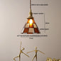 DecorBites™ Green Glass LED Pendant Lights Modern Hanging Lamp Home Decor