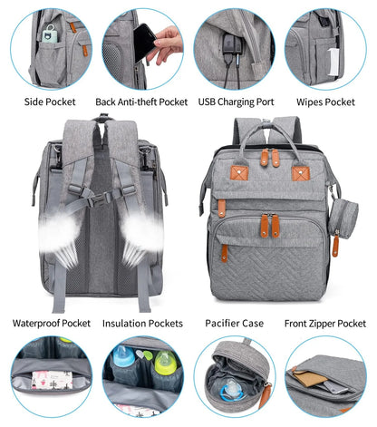 Changing Bag Backpack Baby Changing Backpacks with Large Capacity