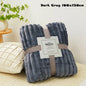 New Double Sided Warm Blanket Warm Skin-Friendly Throw Blanket Breathable Ultra Soft Bunny Blanket