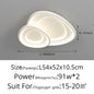 DecorBites™ LED Chandeliers White Chrome Kitchen Light Fixture Modern Home Lighting