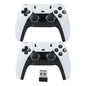 USB Wireless/Wired Double Handle Game Controller Joystick Vibration Joypad Console Game Pad Gamepad for PC
