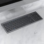 2.4G Wireless & bluetooth Keyboard Mouse Set Rechargeable Ultra-thin Computer Office Gaming Silent Slim Keyboard Mouse for ipad