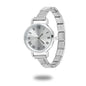 1PC 's Stainless Steel Round Simple Watch Bracelet Bangle for Friend