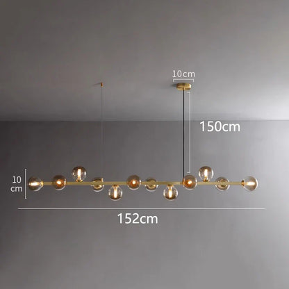 DecorBites™ LED Pendant Chandeliers for Modern Living and Dining Room Lighting