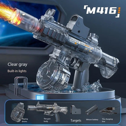 Electric Water Guns For Adults Powerful Squirt Water Large Capacity Automatic Continuous Water Gun Summer Outdoor Toys for Kid