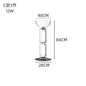 DecorBites™ Glass LED Floor Lamp: Modern Nordic Design for Living Room and Bedroom Decor