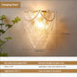 DecorBites™ Luxe Crystal Glass Wall Lamp for Aisle, Living Room, Bedroom & Corridor Lighting