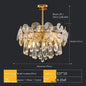 DecorBites™ Lotus Crystal Chandelier: Modern Luxury Lighting for Home, Restaurant, Hotel