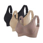 3pcs/set Women's Push-Up Bra Non-Wire Lift Bra Seamless Underwear