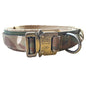 actical Dog Collar  Adjustable Military Training Nylon Dog Collar with  Heavy Metal Buckle for Medium and Large Dogs