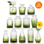 12 Pack Glass Bud Vase Set, Small Vintage Flower Vases for