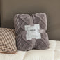Fluffy Coral Velvet Throw Blanket – Soft Plush & Warm, Thickened Flannel, Comfortable for  Air-Conditioned Room, Luxury Decor