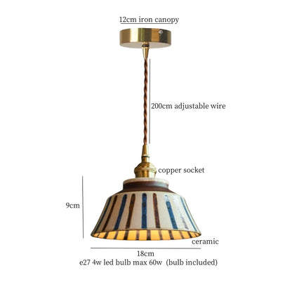 DecorBites™ Lotus Flower Ceramic LED Pendant Lampshade for Home Decor