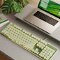 EWEADN Wireless Gaming Keyboard and Mouse Set, 104 Silent Keys, Backlit, All-Metal Panel, Ergonomic, Quiet Typing