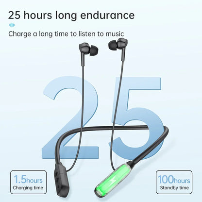 Y9 Wireless Neckband Earbuds, 6.0 Bluetooth Headphones with Built-in Microphone, 9D Bluetooth Headset Magnetic Earphones