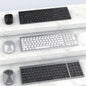 Wireless Keyboard Bluetooth 5.0&3.0&2.4G FN+1/2/3 Dual-Mode 350mAh Ultra Thin Keyboards for Laptop PC TV iPad Macbook Android