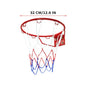 Basketball Hoop 32cm Wall Mounted Sports Ball Hoop with Net Basketball