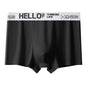Men's Mid-Waist Thin Briefs Breathable Comfortable Large Size Sports Boxer Shorts Youth Flat Briefs Underwear Polyester Fiber