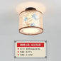 DecorBites™ Lotus Chinese Chandelier Ceiling Lamp Simple Corridor Painting LED Lighting