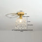 DecorBites™ Glass LED Ceiling Light for Corridor Balcony Modern Indoor Lighting