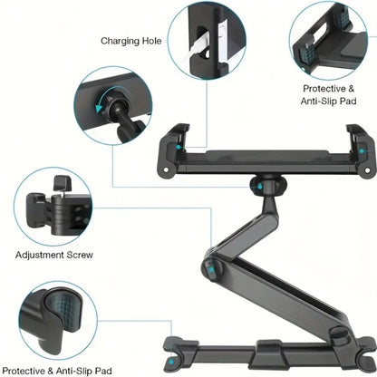 Car Tablet Holder, Headrest Tablet Mount Headrest Stand Cradle