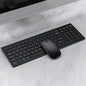 2.4G Wireless & Bluetooth Rechargeable Ultra-Thin Keyboard Mouse Set for Computer, Office, Gaming, iPad - Silent Slim Design