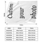 1 Piece of Customized Personalized Blanket Upload Pictures DIY Flannel Blanket，Customized Warm Photos, Soft and Warm